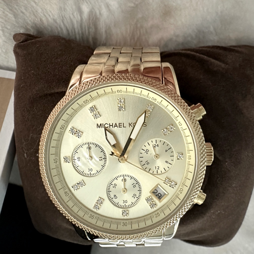 Michael Kors Gold Chronograph Watch